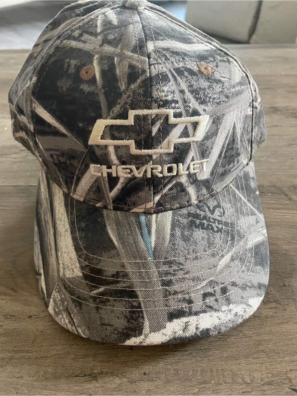 GM Official Chevrolet Embroidered Camouflage strapback Hunting fishing cap hat